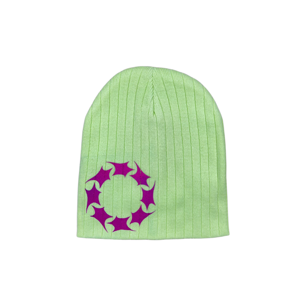 LIME STUNT BEANIE