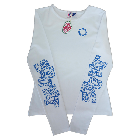 BLUE CHEETAH LONG SLEEVE