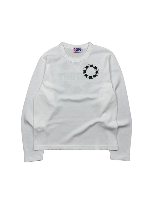 STAMPED STATEMENT WAFFLE LONGSLEEVE
