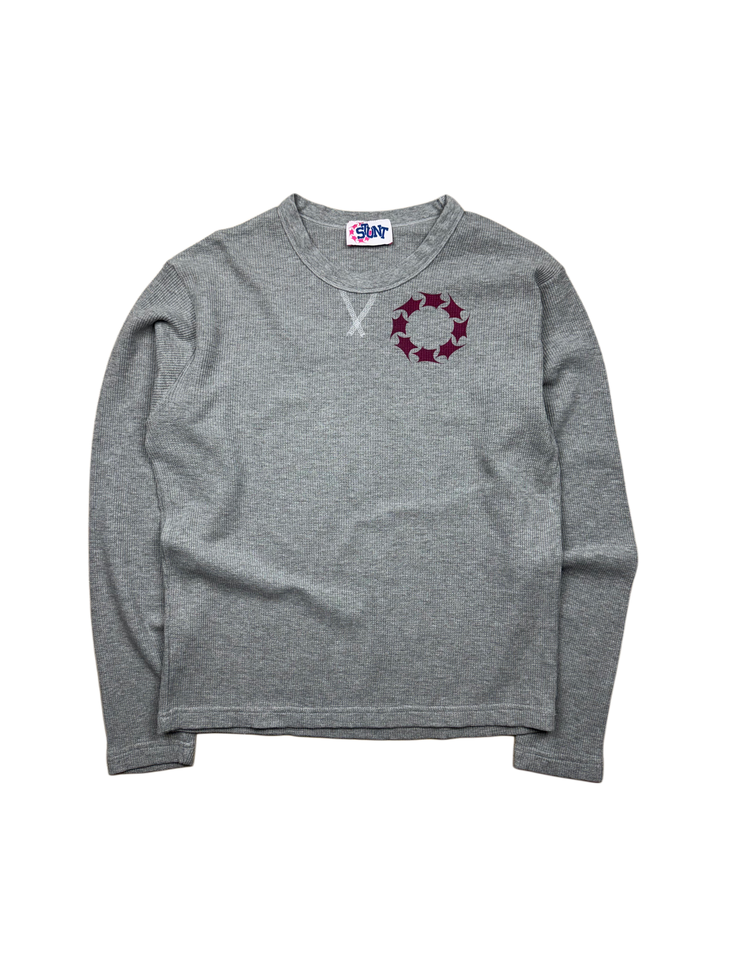 STAMPED STATEMENT WAFFLE LONGSLEEVE