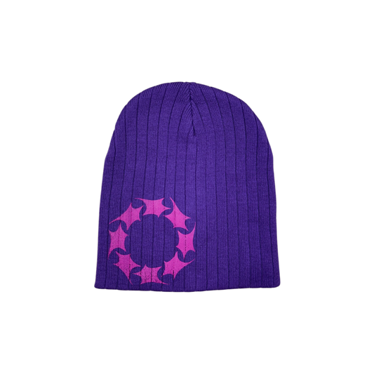 PURPLE STUNT BEANIE